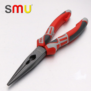 Pince coupante diagonale industrielle Smu 6, 7, 8 pouces à bec effilé avec mâchoires dentelées en acier au chrome vanadium - Product Image 3