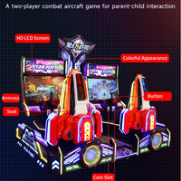 Máquina recreativa metálica Star Fantasy Fighter al por mayor, operada con monedas, juegos de disparos y carreras en inglés
