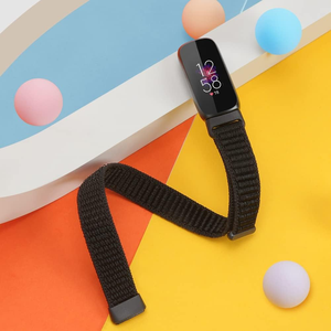 Bracelets de montre de remplacement en tissu respirant réglables avec Velcro pour <span class=keywords><strong>Fitbit</strong></span> <span class=keywords><strong>Luxe</strong></span> pour femmes et hommes, bracelet <span class=keywords><strong>Fitbit</strong></span> <span class=keywords><strong>Luxe</strong></span> - Product Image 5