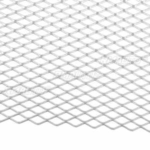 Rejilla de Ventilación Universal de Aluminio Negro/Plateado para Parachoques, Malla de 10 x 5 mm, Rejilla de Tuning para Coche, Spoiler, Red de Admisión de Aire para Capó, 100 x 33 cm - Product Image 6