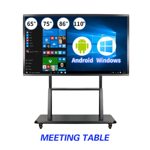 65 75 86 98 110 inch tương tác LCD giáo dục bảng thông minh 20-điể<span class=keywords><strong>m</strong></span> cả<span class=keywords><strong>m</strong></span> ứng 4K độ phân giải Android/Windows OS cho các trường học - Product Image 1