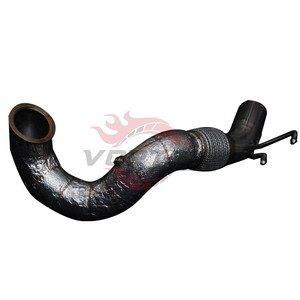 Échappement Catback Vortex Titanium Gold à valves pour VW Golf 7R MK7 2.0T avec double silencieux et embouts centraux dorés, systèmes de tuyauterie - Product Image 5