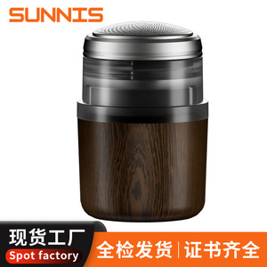 เครื่องโกนหนวดไฟฟ้าขนาดเล็กแบบชาร์จได้ IPX7 กันน้ำ ใบมีดสามใบ สำหรับโกนหนวดผู้ชาย - Product Image 2
