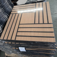 Panneau acoustique hexagonal pour mur, design moderne, ignifuge, écologique, réduction du bruit, personnalisable en usine, pour bureau et studio