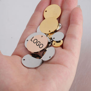 Targhetta Personalizzabile in Acciaio Inossidabile di Lusso, alla Moda e Resistente, con Design Mosters, in Lega, Piccolo Mostro, Accessori per Etichette Metalliche - Product Image 5