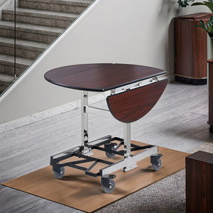 Table <span class=keywords><strong>de</strong></span> service <span class=keywords><strong>de</strong></span> <span class=keywords><strong>ménage</strong></span> d'hôtel <span class=keywords><strong>de</strong></span> service <span class=keywords><strong>de</strong></span> service d'entretien ménager <span class=keywords><strong>de</strong></span> service d'acier inoxydable <span class=keywords><strong>de</strong></span> conception à trois volets brune - Product Image 6