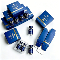 Kosmetikfläschchen-Papierbox mit individuellem Logo, Einzel- oder Doppel-Blisterverpackung für 3ml 10ml Hautpflege-Serum-Probenflaschen, niedrige Mindestbestellmenge
