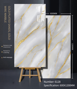 Carrelage de Luxe Moderne en Porcelaine 60x120 pour Sol et <span class=keywords><strong>Mur</strong></span> d'Intérieurs de Cuisine & Salle de Bain dans Appartements Villas Chambres - Product Image 3