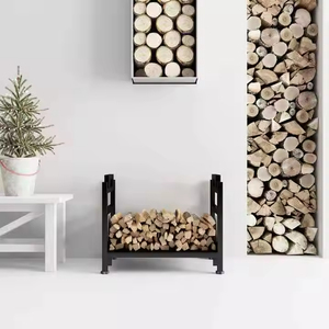Brasero Moderno para Jardín <span class=keywords><strong>con</strong></span> Soporte para Leña, Brasero <span class=keywords><strong>de</strong></span> Hierro y Porta Leños, Fabricado por Firepit - Product Image 3
