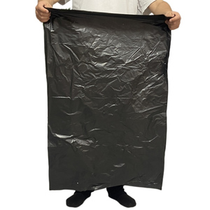 Good Quality 45 55 Gal Plastic Trash Bag Rubbish Can Liners Heavy Duty <b>Black</b> 1 2 3 Mil Contractor Garbage Bags - Product Image 2