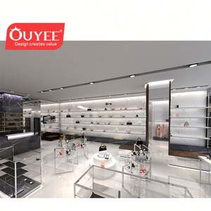 ชั้นวางรองเท้าดีไซน์ไม้สำหรับโชว์รองเท้าดีไซน์หรูหราออกแบบได้ตามต้องการ - Product Image 2