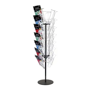 Vloerstaande Tijdschrift Brochure Boek Display Stand Spinning Brochure Display