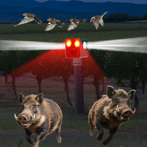 Dispositivos Solares Repelentes de Ardillas para Exteriores con Reflector, Repelente de Gambás para Jardín, Disuasor de Animales Nocturnos Silvestres - Product Image 2