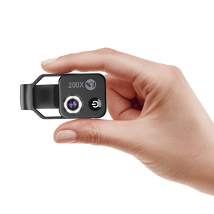 Mini microscope <span class=keywords><strong>200x</strong></span> Loupe HD, microscope LED pour expériences scientifiques, biologie, extérieur - Product Image 2
