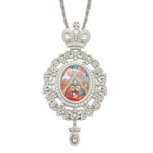 <span class=keywords><strong>Cruz</strong></span> de Natividad <span class=keywords><strong>ortodoxa</strong></span> de aleación de Zinc HT con cadena <span class=keywords><strong>Cruz</strong></span> pectoral <span class=keywords><strong>ortodoxa</strong></span> <span class=keywords><strong>rusa</strong></span> redonda para sacerdote obispo - Product Image 6