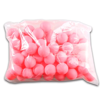 Pelotas de Ping Pong de Colores de Buena Calidad, 40 mm+, Pelotas de Tenis de Mesa Negras, Pelotas de Beer Pong, Paquete de 100 Piezas, Se Aceptan Personalizaciones
