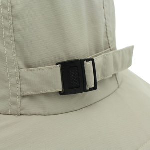 Sombrero de Pesca Tipo Boonie 100% Algodón para Hombre, Estilo Safari, con Cordón Ajustable, para Verano, Venta al Por Mayor - Product Image 4
