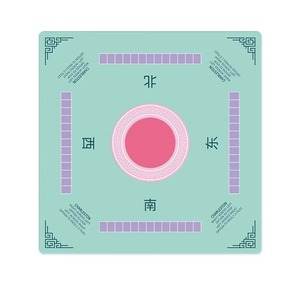 Nappe de mahjong automatique en microfibre, grande tapisserie de jeu, motif rétro, style moderne, luxe d'usine pour le divertissement, en caoutchouc - Product Image 6