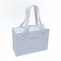 Boîtes d'emballage magnétiques en carton rigide personnalisées de luxe avec logo, matériaux recyclés, doublure en éponge pour robe de femme, sac à main, mariage