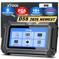 Escáner de Diagnóstico Universal para Vehículos XTOOL D5S, Lector de Códigos de Error OBD-II, Herramienta de Diagnóstico Automotriz, Disponible en EE. UU. y la UE