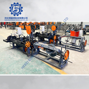 เครื่องทำรั้วลวดบีธานเครื่องทำ<span class=keywords><strong>ลวดหนาม</strong></span>ชุบสังกะสีความเร็วสูงอัตโนมัติ - Product Image 3