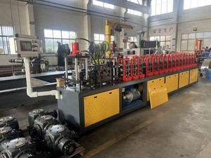 Máquina Perfiladora de Láminas para Puertas Corredizas de Acero Galvanizado Más Popular en Europa, Cortinas y Tirantes Planos - Product Image 5