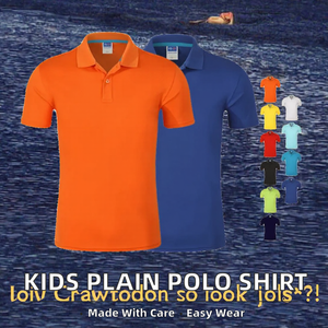 เสื้อแขนยาวเด็ก สำหรับเด็กชายและเด็กหญิง ชุดนักเรียน ชุดลำลอง ดีไซน์เรียบง่าย ความยาวตัวเสื้อแบบยาว วัสดุไนลอน - Product Image 2