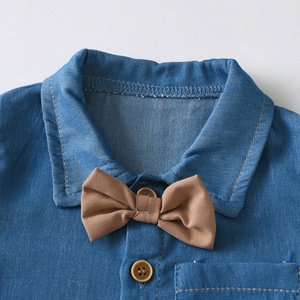 Costume formel 3 pièces pour garçons, chemise à manches longues, pantalon à nœud papillon, tenue pour le printemps et l'automne - Product Image 4