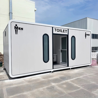 Toilettes portables en tôle galvanisée, écologiques, faciles à installer, durables pour les lieux publics et les attractions touristiques