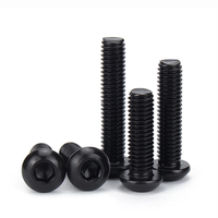 Vis à tête cylindrique hexagonale en acier inoxydable 304 A2-70 noir M3 x 4mm 5mm 6mm 8mm 10mm 12mm 14mm 16mm 18mm 20mm 25mm