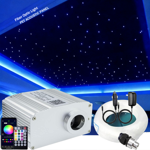 Panneau de plafond acoustique 2026 Pangui Acousound Starry Sky / Panneaux de plafond acoustiques en <span class=keywords><strong>fibre</strong></span> <span class=keywords><strong>optique</strong></span> LED étoilée en polyester PET - Product Image 1