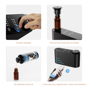Diffuseur <span class=keywords><strong>d</strong></span>'arômes sans eau mural, <span class=keywords><strong>mini</strong></span> diffuseur <span class=keywords><strong>d</strong></span>'<span class=keywords><strong>air</strong></span> frais pour salle de bain, logo personnalisé CNUS X4 - Product Image 5