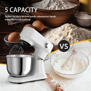 Batidora de Pedestal Cheftronic B03C de 5L y 12 Velocidades, Electrodoméstico de Cocina Pequeño con Tazón de Acero Inoxidable 304 para Repostería y Cocina Casera, 10L St - Product Image 6