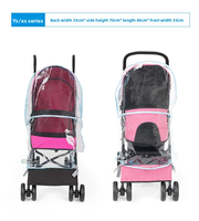 Poussette de jogging pour animaux de compagnie de qualité supérieure, durable et respirante, avec logo personnalisé, roues en caoutchouc confortables