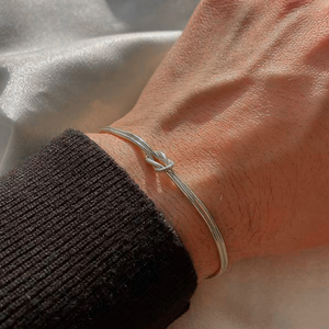 Bracelet CANNER Simple S925 en argent sterling, chaîne serpent nouée, plaqué or 18 carats, style hip-hop, pour femme - Product Image 6