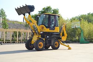 Equipo de Construcción para Excavación y Carga, Retroexcavadora Hidráulica con Cucharón Frontal y Brazo Excavador Trasero, Retroexcavadora 388 - Product Image 3