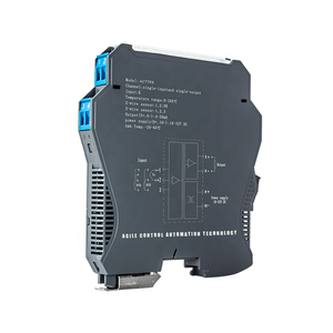 Hoge Precisie Thermische Weerstand Temperatuur Isolatiezender 0-10V 4-20Ma Output <span class=keywords><strong>Pt100</strong></span> <span class=keywords><strong>2</strong></span> In <span class=keywords><strong>2</strong></span> Uit Signaal Isolator - Product Image 4