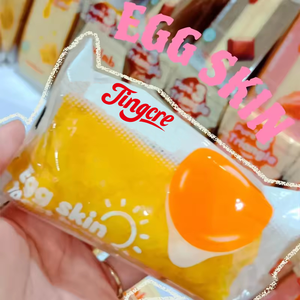 خبز قمح طري بنكهة البيض من جينغكري، 100 جرام، قليل الدسم، ذو مذاق حلو، حاصل على شهادة حلال، معبأ في أكياس لساعات السعادة - Product Image 2