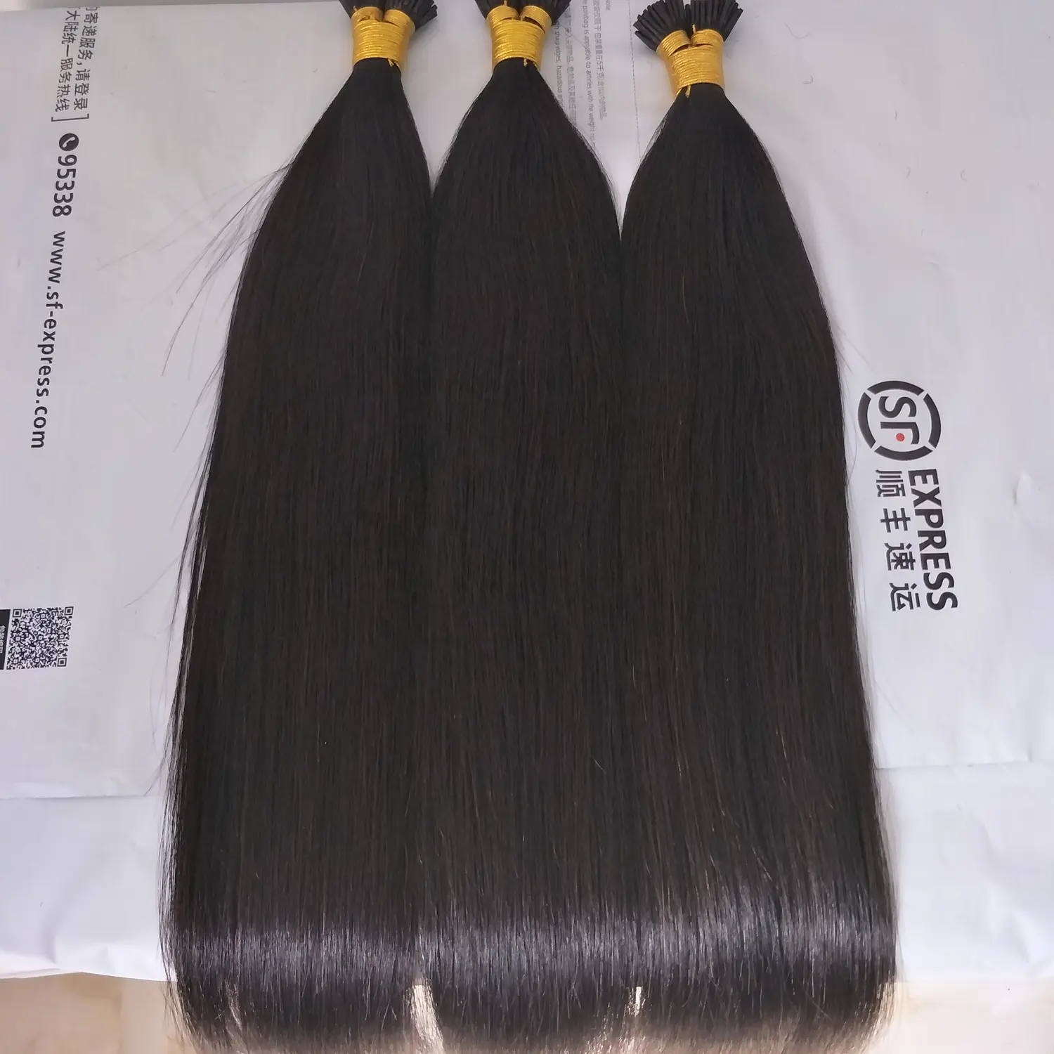 I Ponta de Queratina Pré bonded Extensões Do Cabelo Remy Real Brasileiro Virgem Do Cabelo Humano Na extensão Do Cabelo Cápsula 1g/strand Personalizado