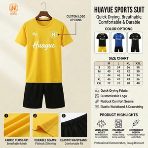Uniforme de Entrenamiento Personalizado de Fútbol de Alta Calidad, Diseño de Club de Fútbol, Secado Rápido y Transpirable, <span class=keywords><strong>Camiseta</strong></span> de Fútbol - Product Image 2
