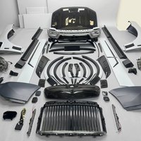Kit carrosserie en fibre de carbone sèche premium pour RR Cullinan Série II 2026 – Pièces de tuning large carrosserie – Ajustement parfait – Kit carbone forgé