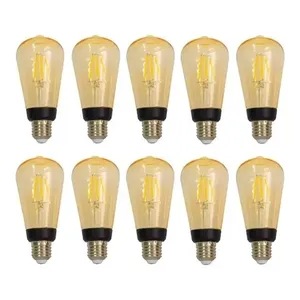 Vintage Edison 4W luce calda faretto LED E27 illuminazione interna con 10 faretti spedizione gratuita