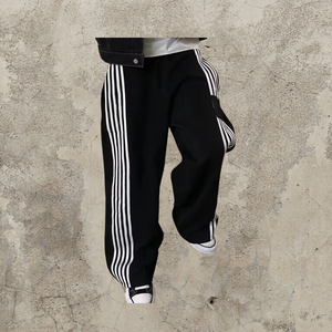 กางเกงวอร์มผ้าคอตตอนสีเทาแบบทรงหลวมสำหรับผู้ชายกางเกง100% ขาตรงขายส่ง420gsm - Product Image 3