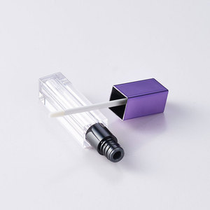 Huiho rỗng Lip Gloss 7ml Lip men rõ ràng với môi bàn chải bao bì vuông ống Nhựa Tùy Chỉnh nhãn hiệu riêng - Product Image 3