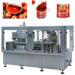 Professionele Productie Tomatenpuree Productielijn Sap Maken Machine Verwerkingsfabriek Automatische Vulmachine