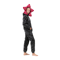 Pyjama Combinaison Animale en Flanelle pour Carnaval et Cosplay, Assorti Famille, en Polyester pour Adulte, Peignoir de Fête, Cadeaux de Fêtes, Unisexe