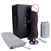 ORALSX XL Realistischer Vibrierender Penis-Sleeve G-Punkt-Stimulator Hohler Dildo Großhandel Ejakulationsverzögerung Erwachsenen-Sexspielzeug für Männer