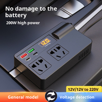 Convertisseur de chargeur de voiture haute puissance super rapide convertisseur durable 12-24V à 220V prise de charge super rapide allume-cigare