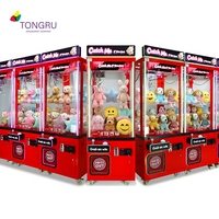 Machine de jeu d'arcade à pièces bon marché pour parc d'attractions, machine à griffes de type distributeur automatique avec accepteur de billets