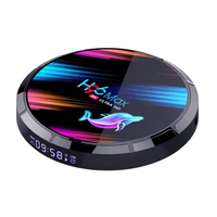 Décodeur TV professionnel H96 MAX X3 avec double Wi-Fi, console de jeu, 8K, 4+64 Go de mémoire, système Android 9